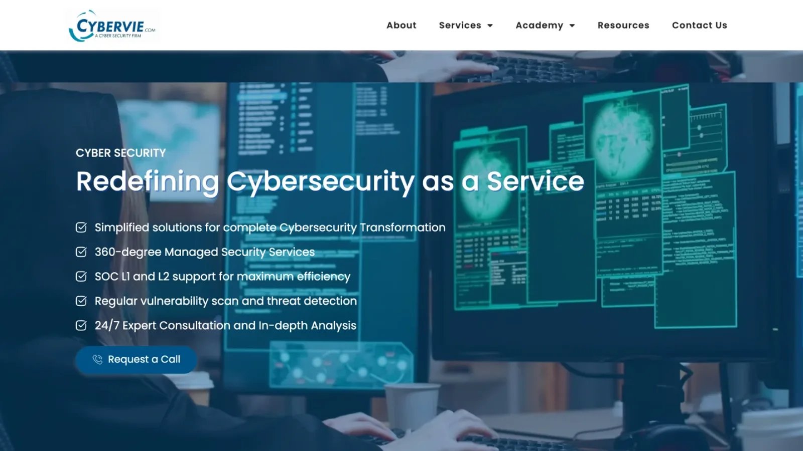CyberVie WordPress Website screenshot 2