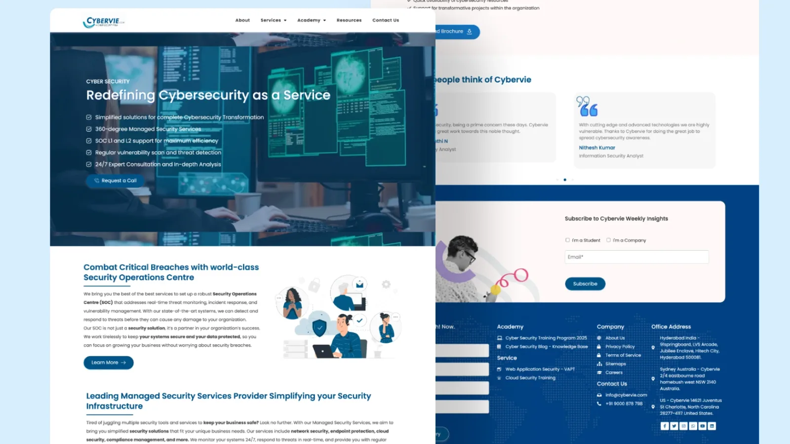 CyberVie WordPress Website