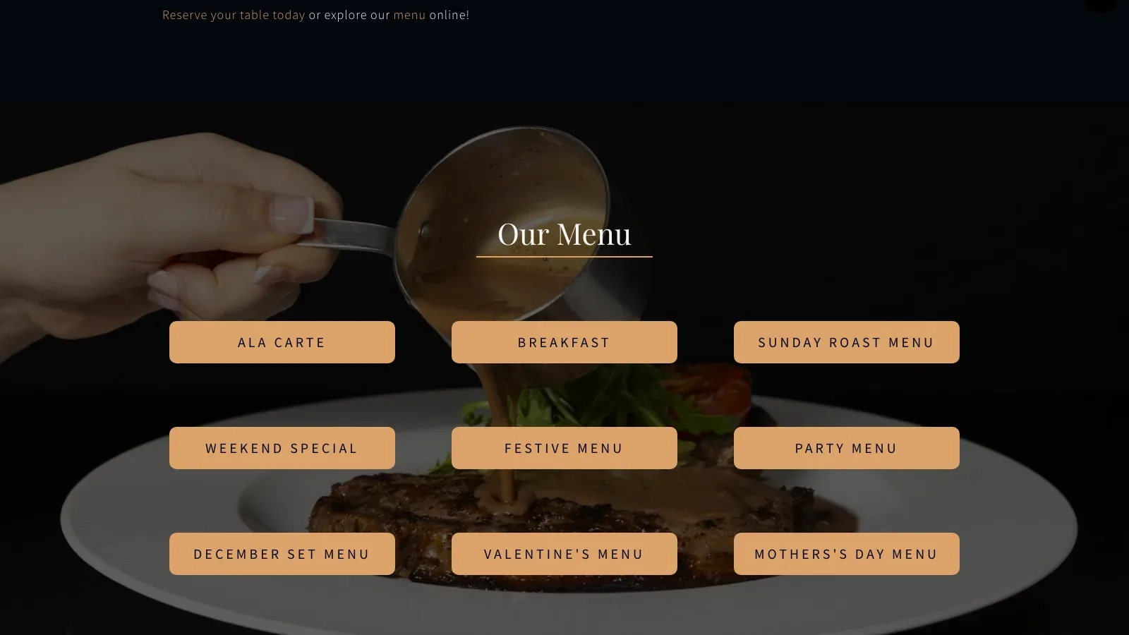 Cyprianis Restaurant Website Revamp screenshot 3