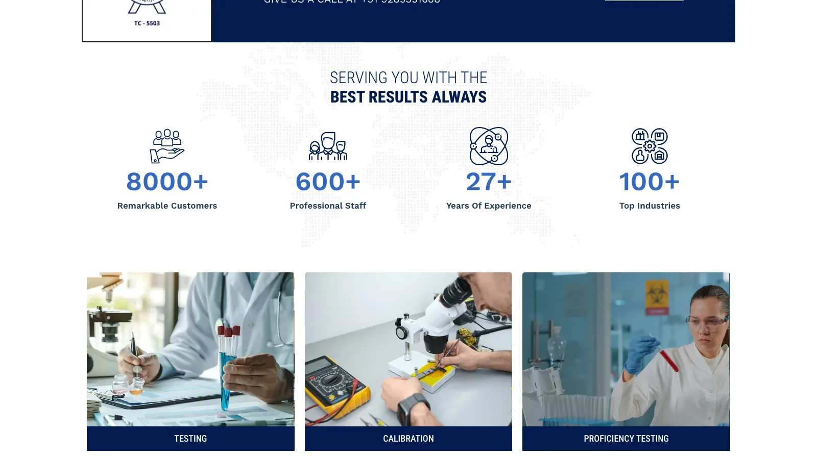 FARE Labs Company Website screenshot 2