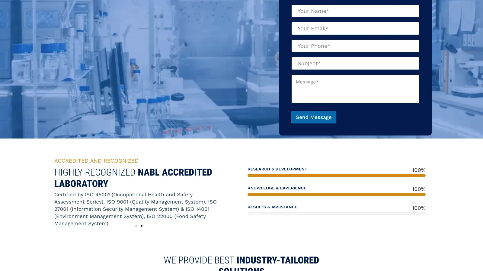 FARE Labs Company Website screenshot 4