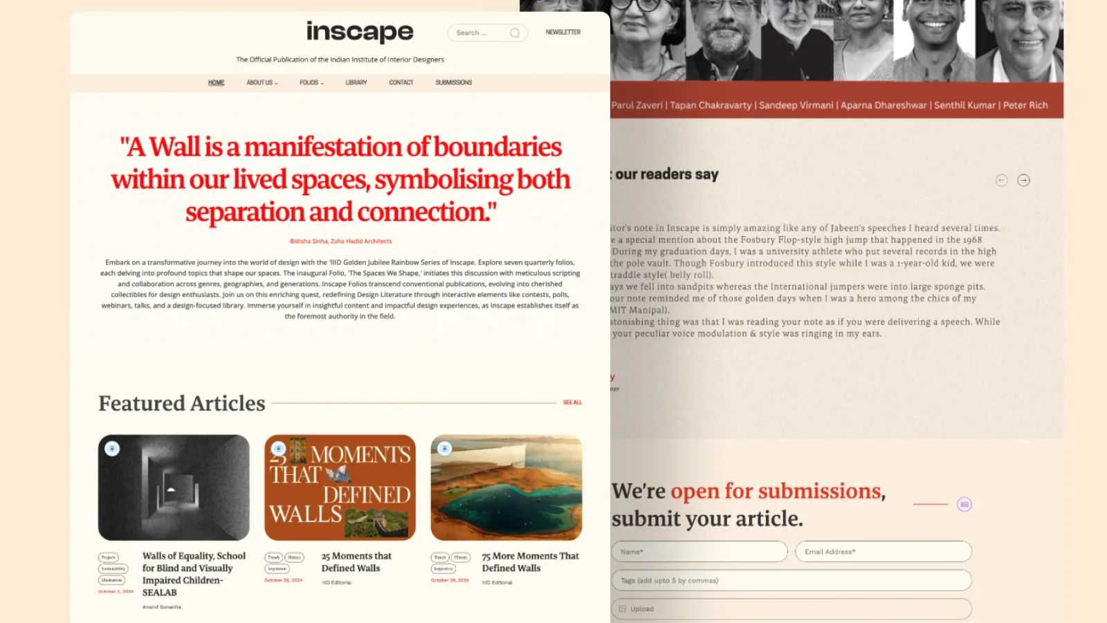 IIID Inscape Website Development