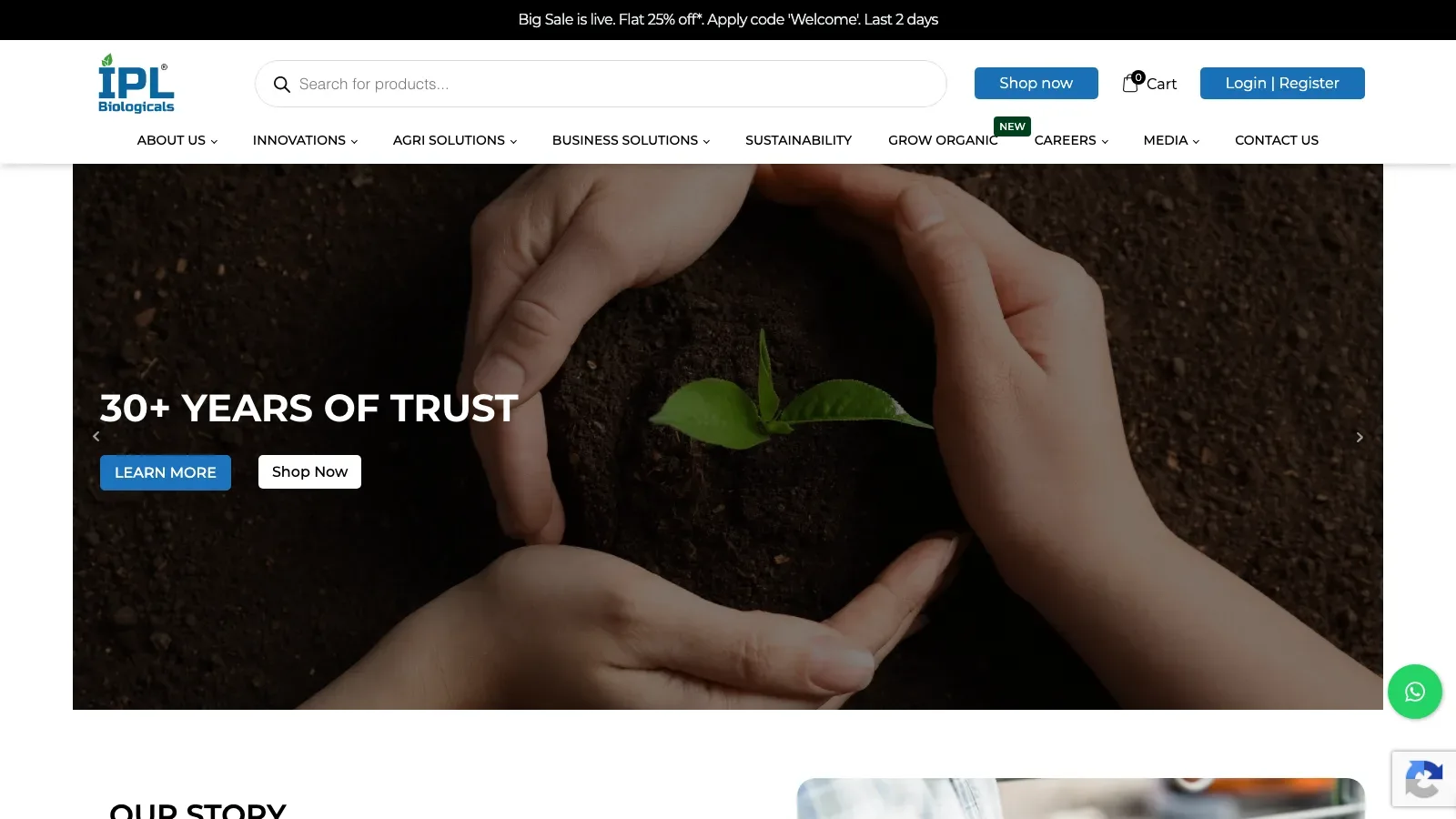 IPL Biologicals E-Commerce