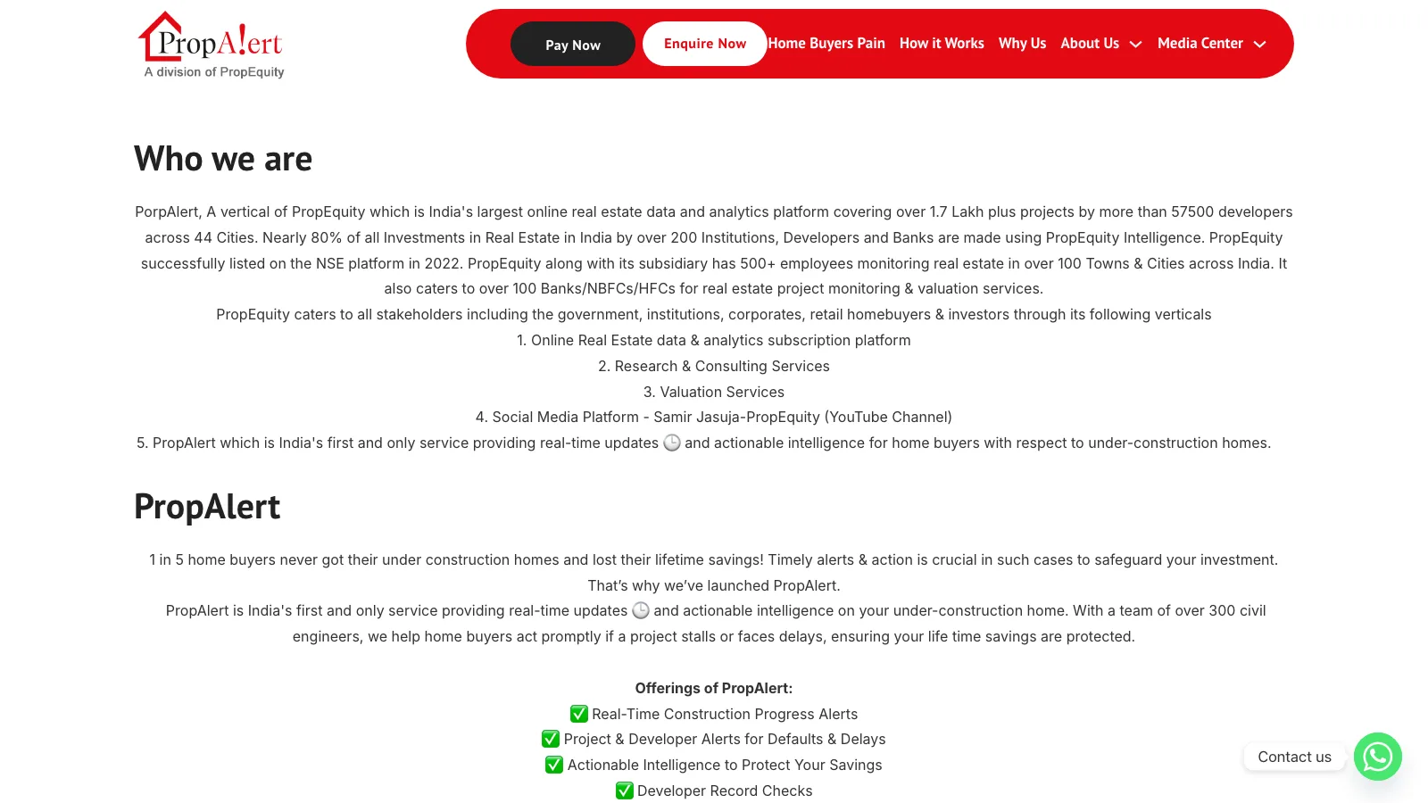 PropAlert Real Estate Website screenshot 4