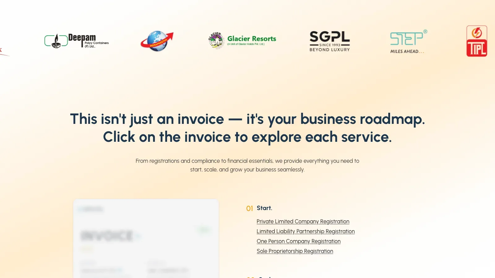Taxocity Tax Services Website screenshot 2