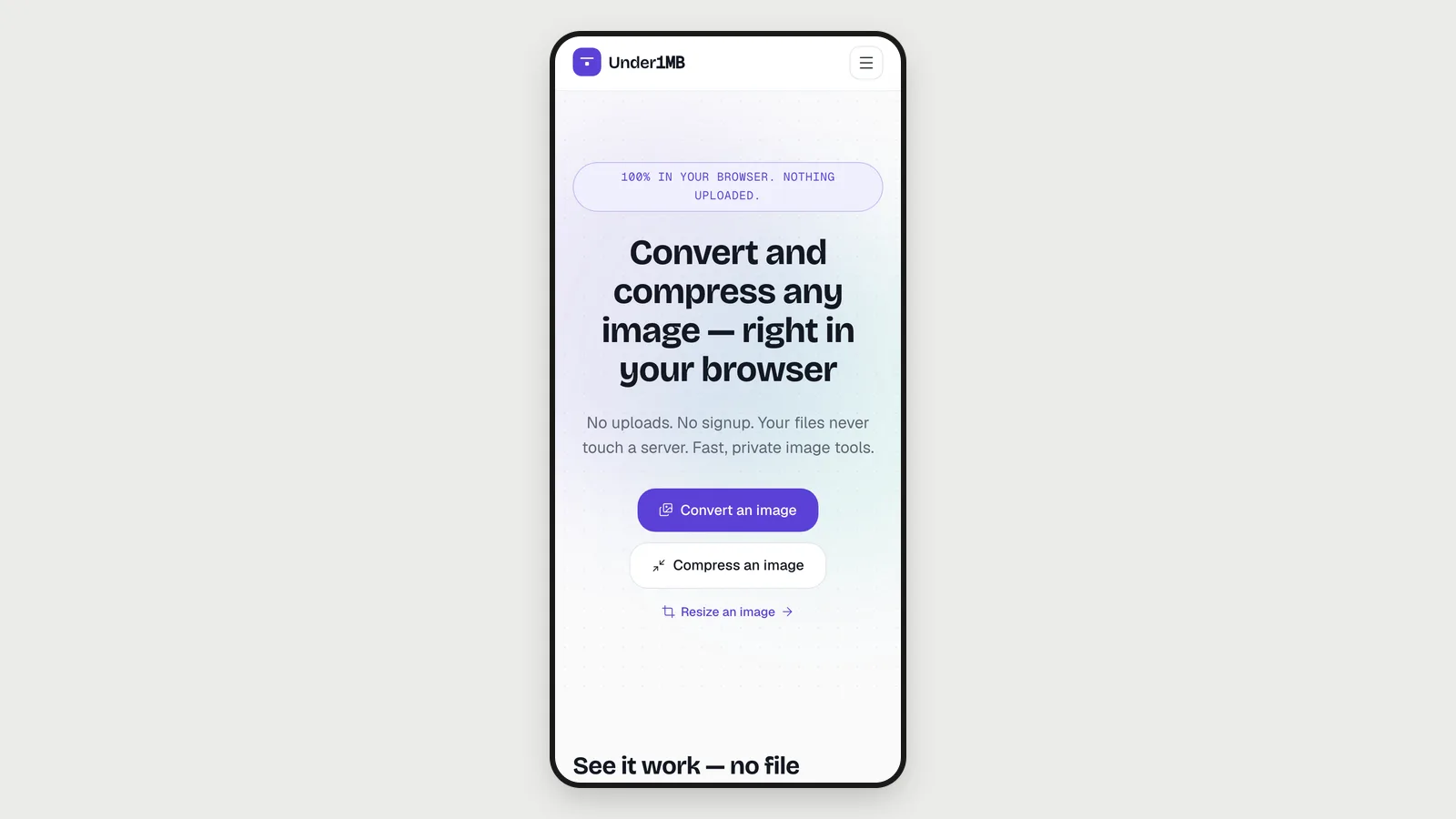 Under1MB Image Converter screenshot 5