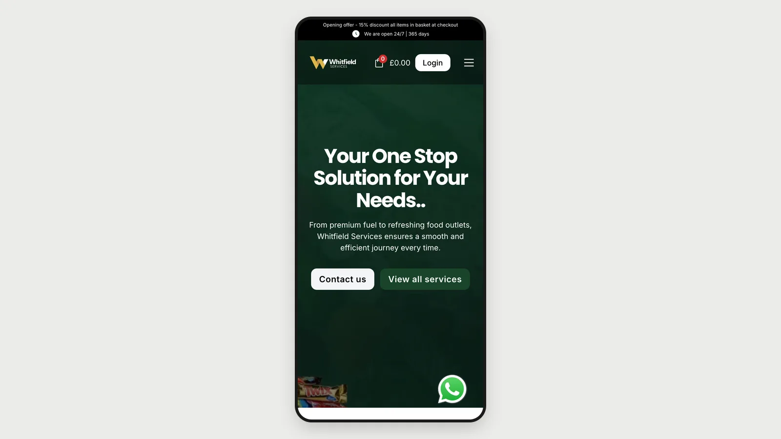 Whitfield Service Station Online Ordering screenshot 5